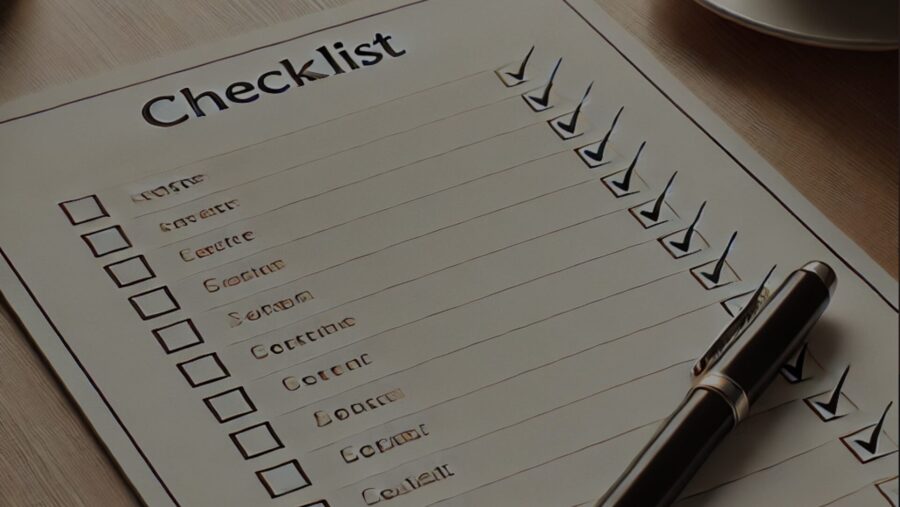 a checklist for producing effortless landing pages